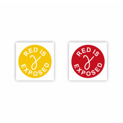 Chemical Indicator for Radiation Sterilization Processes, SQUARE, PRINTED