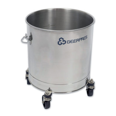 Stainless Steel 8 Gallon Wheeled Mop Bucket