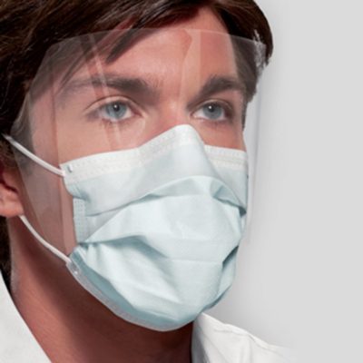 Isofluid FogFree™ Earloop Mask w/ Shield