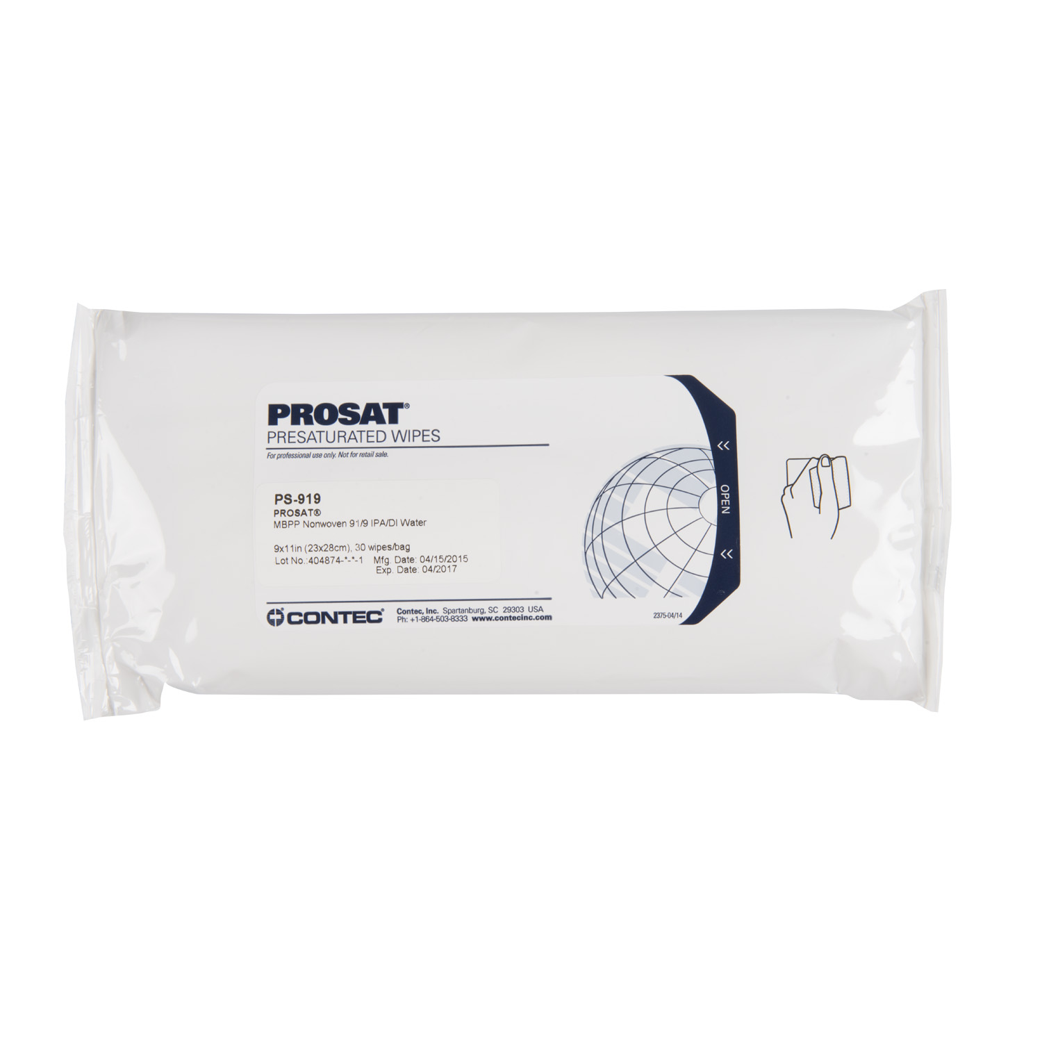 PROSAT® Meltblown Polypropylene Wipes (PS-919)